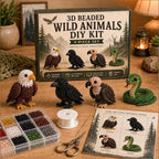 🧵✨ Kit de Bricolaje (DIY) de Animales de Cuentas en 3D Miniatura