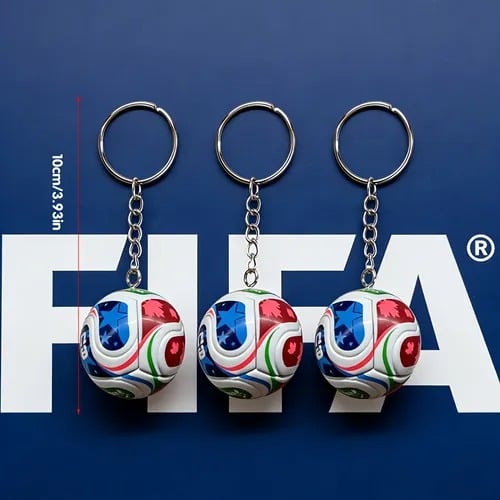 Llavero del Mundial de la FIFA 2026 EUA-MEX-CAN: Lleva el Espíritu del Juego a Todos Lados ✨