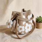 Bolso Tote de Flores de Crochet Hecho a Mano 🌼✨