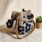 Bolso Tote de Flores de Crochet Hecho a Mano 🌼✨