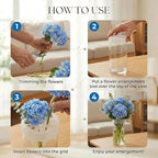 🎁 Compra 1 y recibe 1 GRATIS 🌼 Haz que tus flores luzcan altas y hermosas – Soporte de silicona para ramos ✨