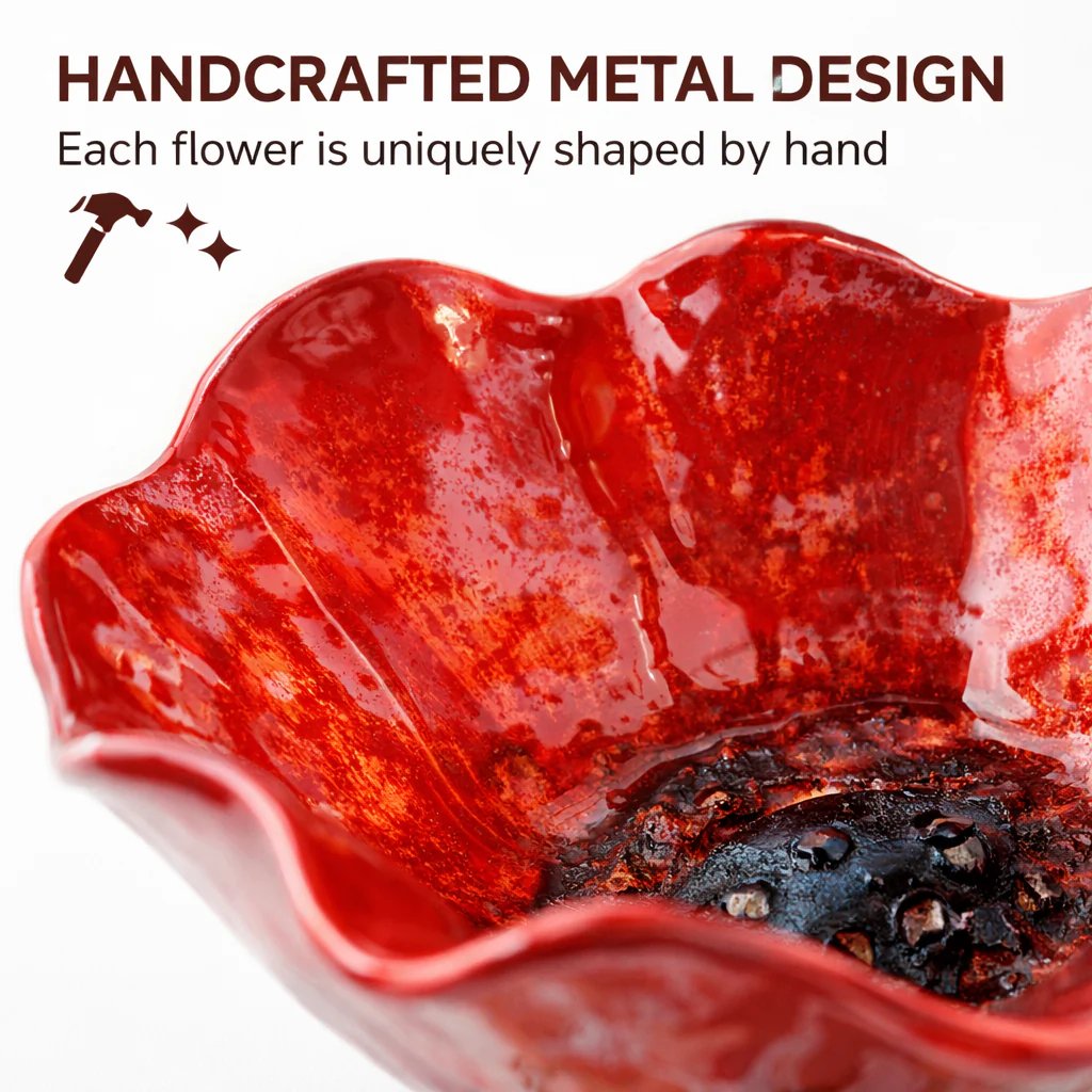 💖🎁 Regalos para el Día de la Madre 2026 -- 🎁 Estaca de Jardín de Flor de Metal Hecha a Mano 🐦
