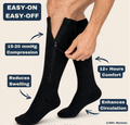 🏃‍♂️ Calcetines Deportivos con Cierre – Comodidad, Soporte y Fácil de Poner/Quitar