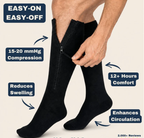 🏃‍♂️ Calcetines Deportivos con Cierre – Comodidad, Soporte y Fácil de Poner/Quitar