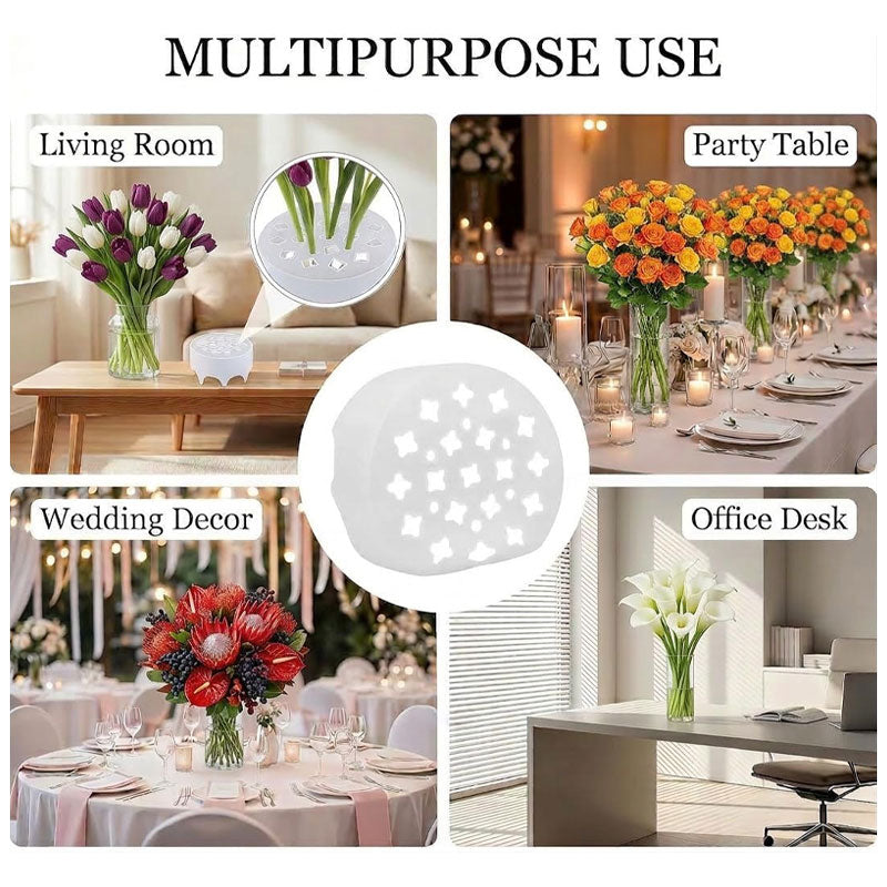 🎁 Compra 1 y recibe 1 GRATIS 🌼 Haz que tus flores luzcan altas y hermosas – Soporte de silicona para ramos ✨