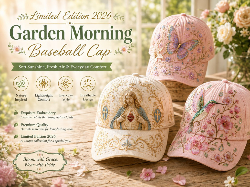 🔥 Último día – 50% de descuento 🌸🌿 Gorra Garden Morning