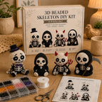 🔥 ¡Último día 50% DE DESCUENTO! 💀 Kit DIY de Esqueleto de Cuentas en 3D