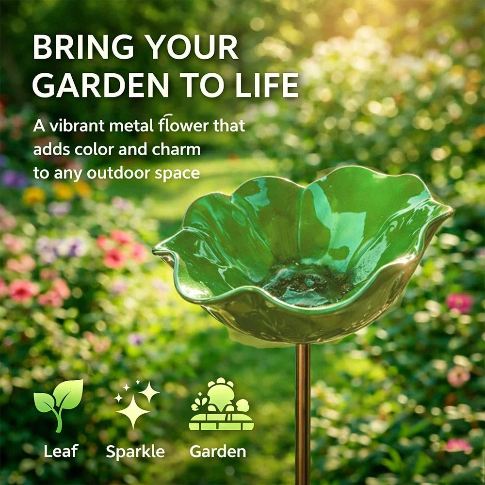 💖🎁 Regalos para el Día de la Madre 2026 -- 🎁 Estaca de Jardín de Flor de Metal Hecha a Mano 🐦
