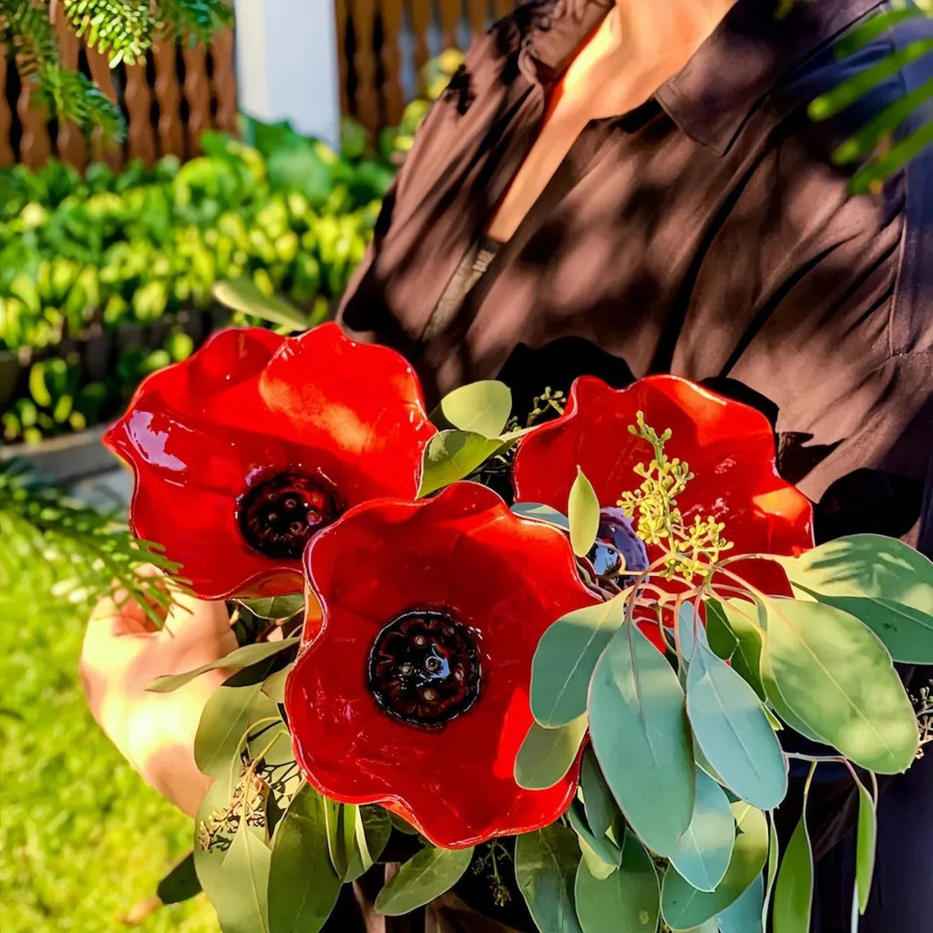 💖🎁 Regalos para el Día de la Madre 2026 -- 🎁 Estaca de Jardín de Flor de Metal Hecha a Mano 🐦